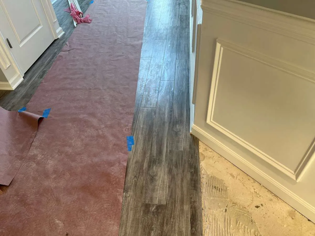 Completed marble shower restoration in Eagle